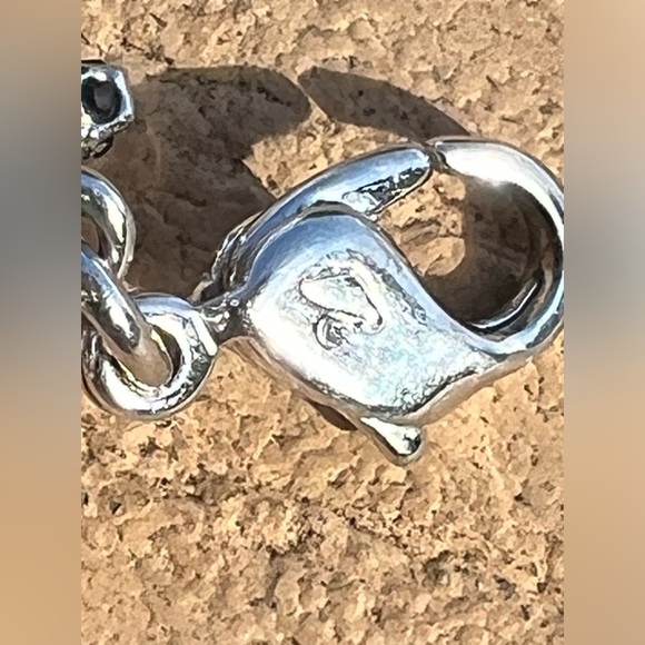 Swarovski Crystal Cat keychain charm. Rare Halloween black discontinued. - Picture 8 of 13